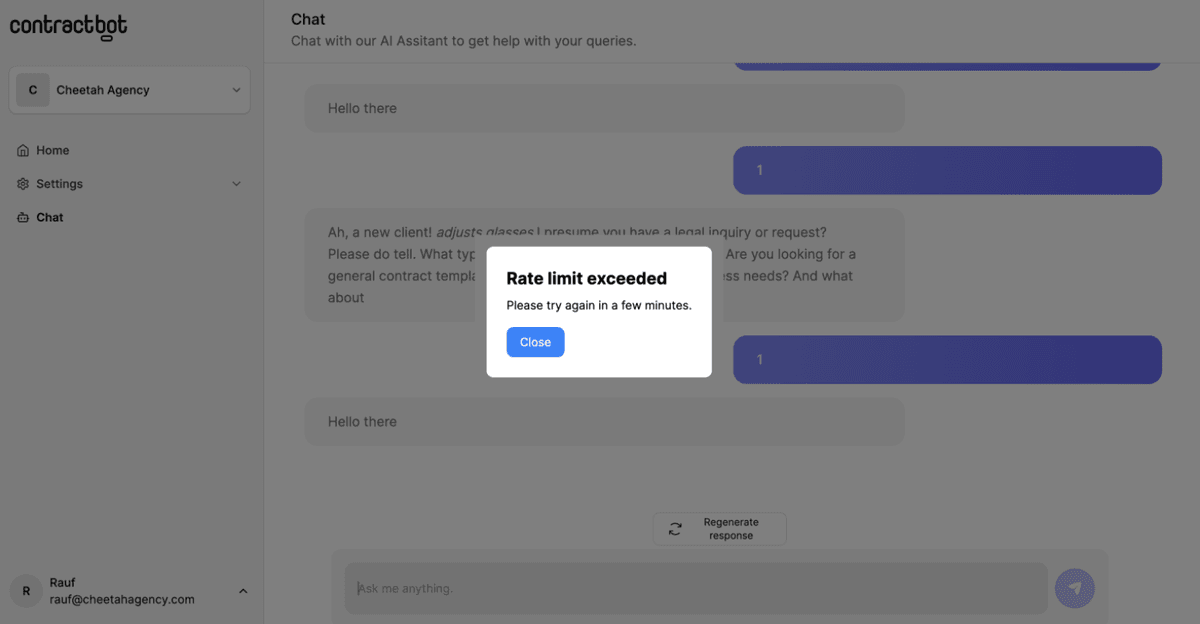 ContractBot - AI SaaS